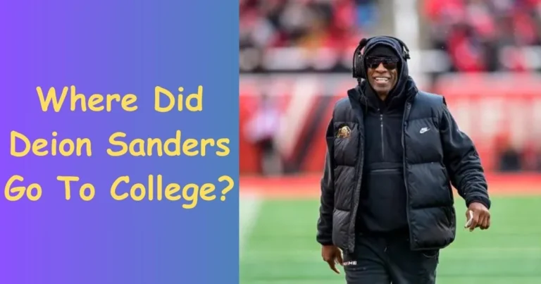 Where Did Deion Sanders Go To College: The College Years That Molded a Sports Icon!