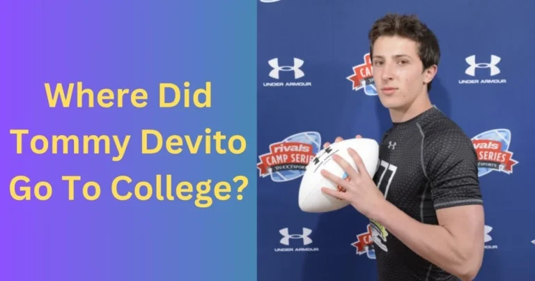 Where Did Tommy Devito Go To College?